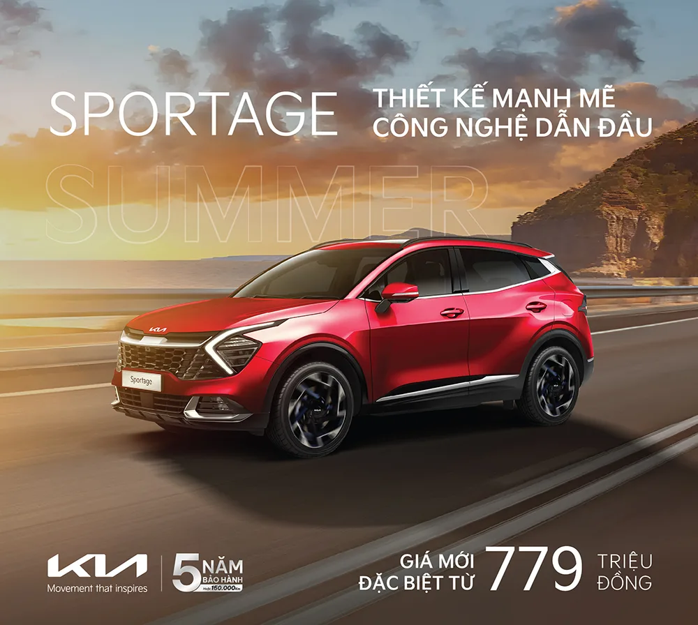 KIA ưu đãi tháng 4, Sportage giá đặc biệt chỉ từ 779 triệu đồng